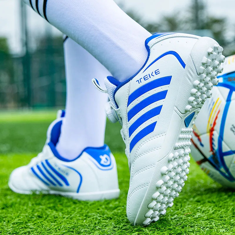 2025 Brand Fashion Indoor Turf Soccer Shoes Kids Professioanl Childrens Football Sneakers Size 28-39 Futsal Training Shoes Child