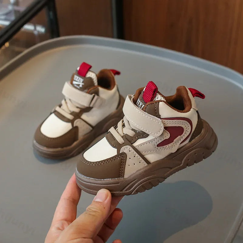 2025 Children Casual Breathable High-top Running Sneakers Girls Boys Kids Wear-resistant Light Shoes Baby Non-slip Toddler Shoes