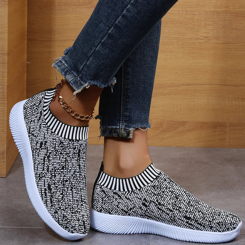 2022 Women Sneakers Fashion Socks Shoes Breathable Casual Sneaker Summer Vulcanized Shoes Women Trainers Tenis Feminino Flats
