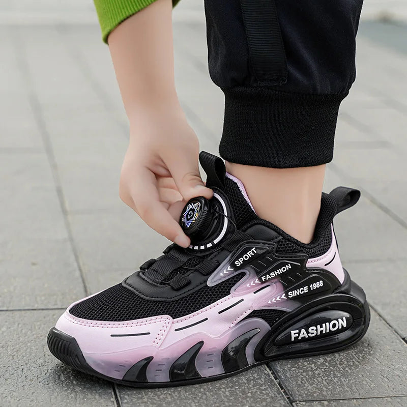 2025 Boys Mesh Sports Shoes Fashion Kids Running Shoes Breathable Girls Sneakers Lightweight Non-slip Children Tenis Shoes