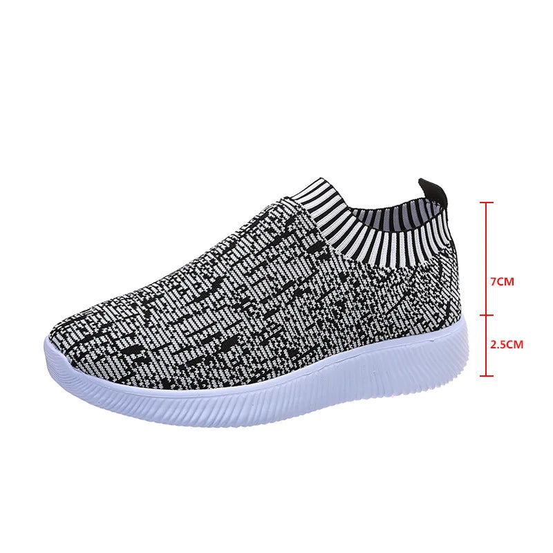 2022 Women Sneakers Fashion Socks Shoes Breathable Casual Sneaker Summer Vulcanized Shoes Women Trainers Tenis Feminino Flats