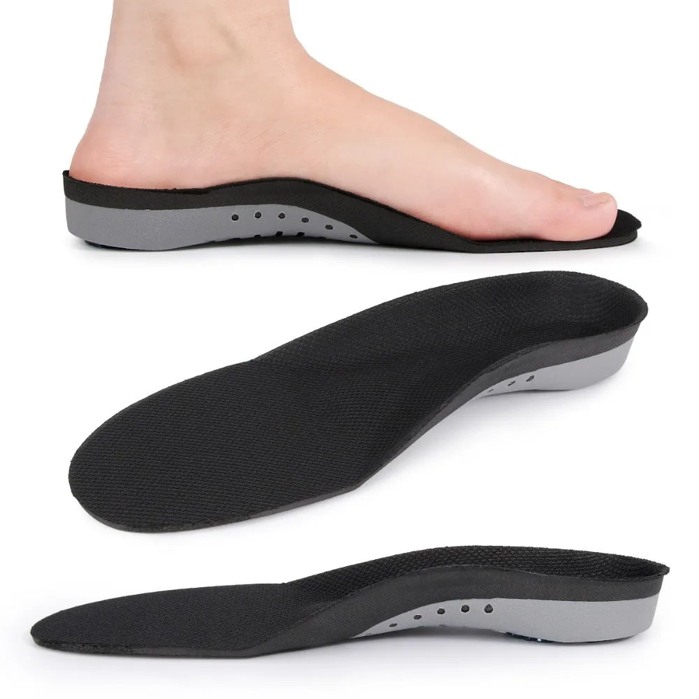 1Pair Orthopedic Insoles Orthotics Flat Foot Health Sole Pad For Shoes Insert Arch Support Pad Plantar Fasciitis Feet Care Pads