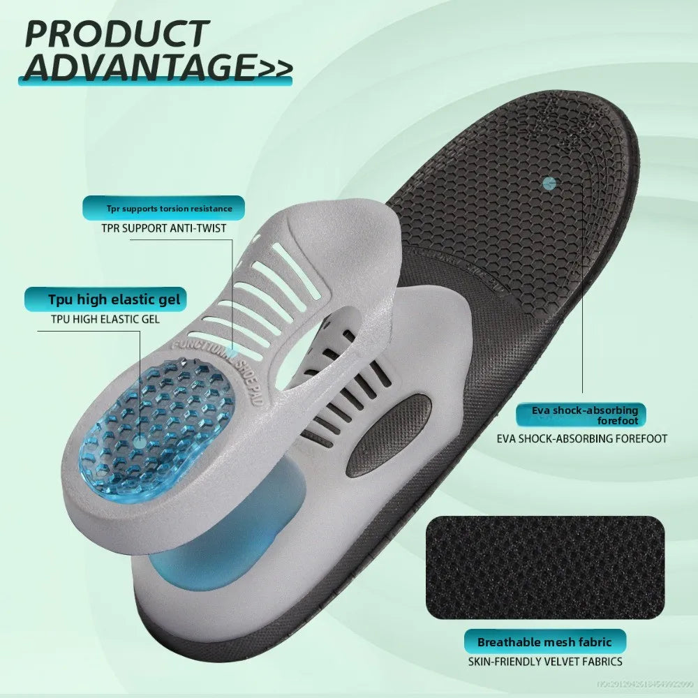 1Pair Orthopedic Insoles Orthotics Flat Foot Health Sole Pad For Shoes Insert Arch Support Pad Plantar Fasciitis Feet Care Pads