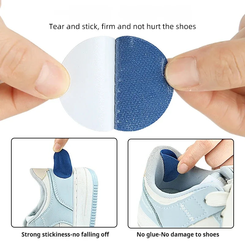6pcs Sports Shoe Patches for Damaged Side Edges Inner Lining & Heel Wear - Shoe Repair Stickers for Extended Footwear Life